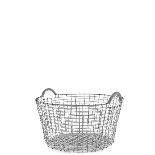 Handmade Basket Galvanized Metal Classic Series 35